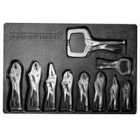 Locking Pliers Set In Blow Moulded Tray - 10 Piece