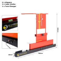 Zubra Twin Steer Laser Truck Wheel Alignment Tool