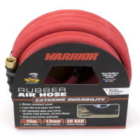 Warrior™ Premium Rubber Air Hose Assembly - 3/8'' (10mm) x 15 Metres