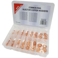 Assorted Box of Common Rail Injector Copper Washers - 150 Pieces