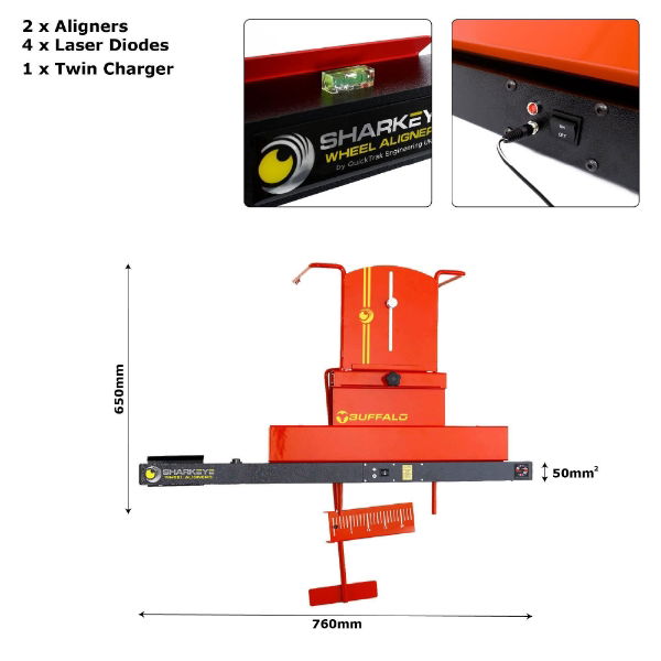 Buffalo Single Steer Laser Wheel Truck Aligner