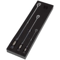 3 Piece Ratchet Set - Extra Long Fixed Head Set