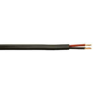 Black Thin Wall Flat Twin Auto Cable