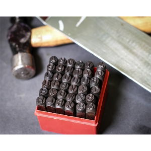 8mm Letter & Number Punch Set 36 Piece