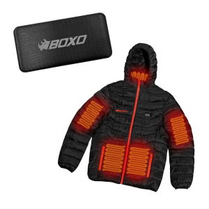 Heated Puffer Jacket with Powerbank (Size Options)