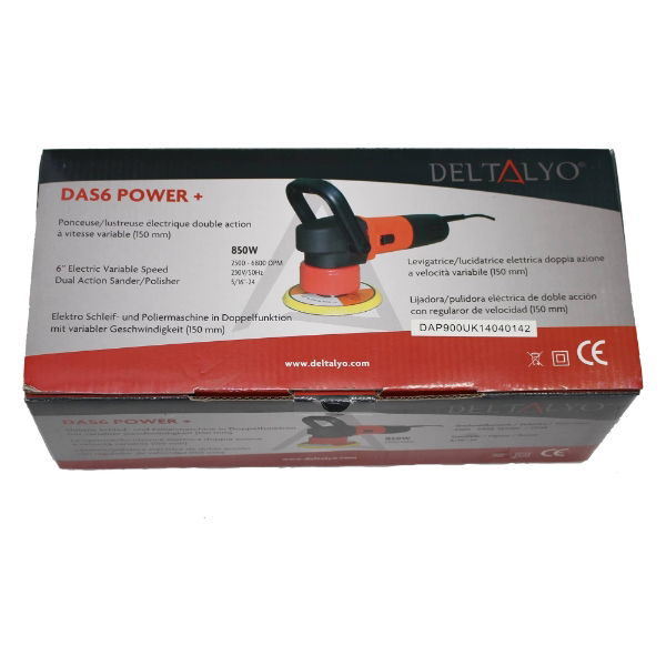 6" Electric Dual Action Sander/ Polisher Power Plus - 850W