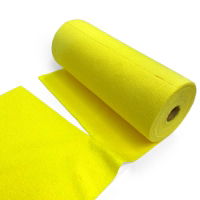 50 Quick-Tear Microfibre Cloths Roll – Yellow