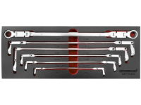 6pc Flexible Ratchet Wrench Set