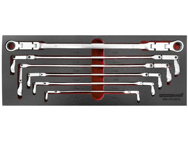 6pc Flexible Ratchet Wrench Set