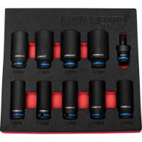 1/2" 12 Point Deep Impact Socket Set in EVA Foam 20-32mm