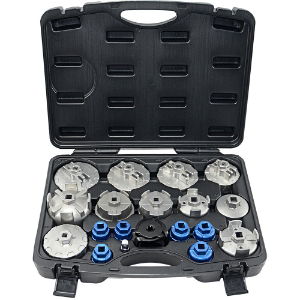 Aluminium Oil Filter Cup Wrench Set - 19 Piece